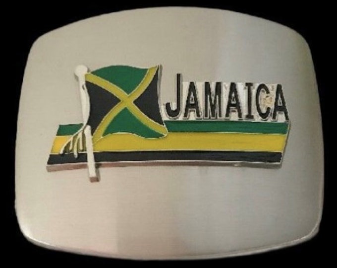 Jamaican Flag Belt Buckle Jamaica Flags Rasta Rastafarian Reggae Buckles