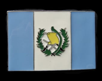 Guatemalan Flag Belt Buckle Guatemala City Mayan National Flags Buckles Belts