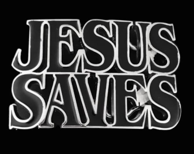 Jesus Saves Religious Christian Belt Buckle Buckles