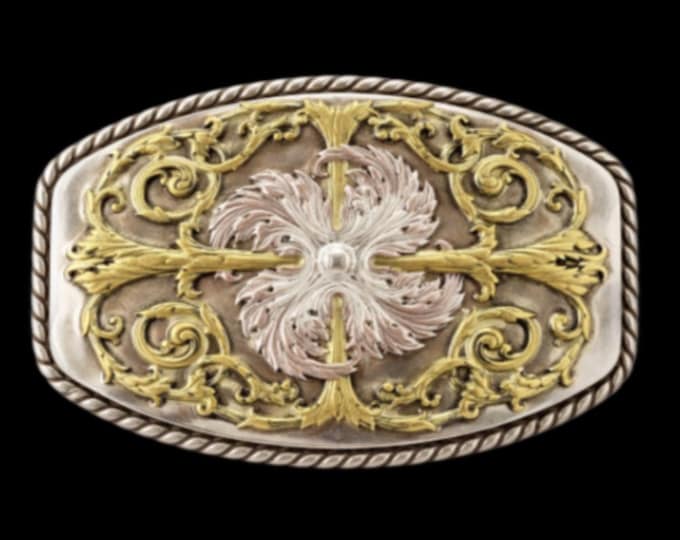 Flower Belt Buckle Texas Flowers Cowboy Cowgirl Western Buckles Belts