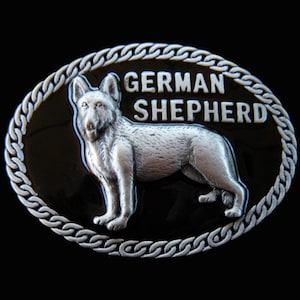 German Shepherd Dog Pet Animal Belt Buckle