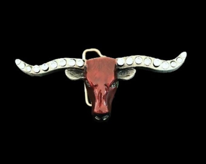 Texas Longhorns Belt Buckle Cow Steers Longhorns Western Buckles