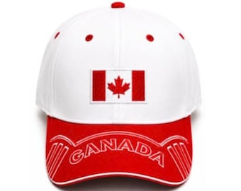 Canada Canadian Maple Leaf Flag Sports Baseball Cap Hat  Casquettes Chapeau