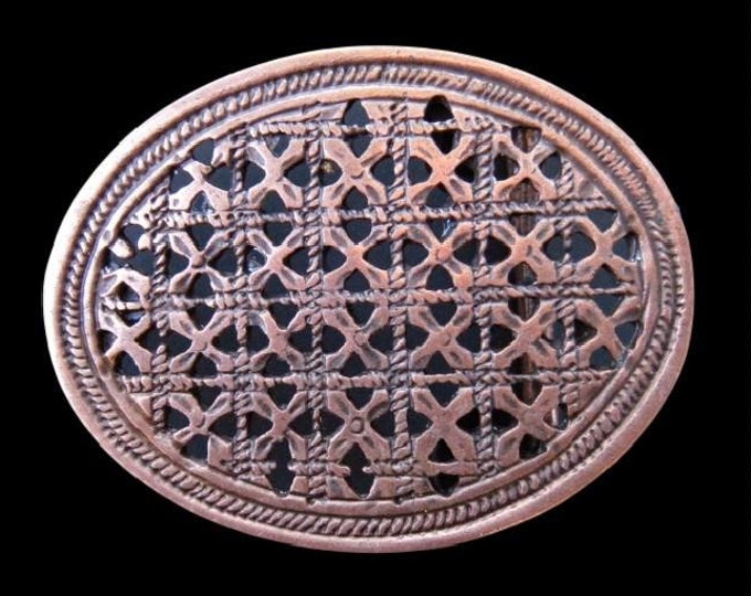 Cowgirl Western Flower Floral Eternity Knot Belt Buckle