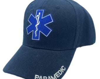 Emergency Medical Technician EMT Cross Paramedic Embroidered Baseball Cap Hat