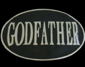 Belt Buckle Godfather Mafia Movie Baptism Godfathers Gift Buckles