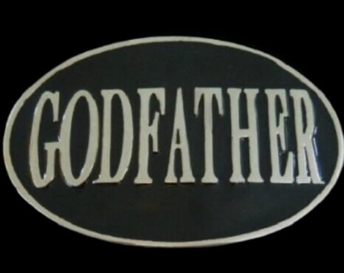 Belt Buckle Godfather Mafia Movie Baptism Godfathers Gift Buckles