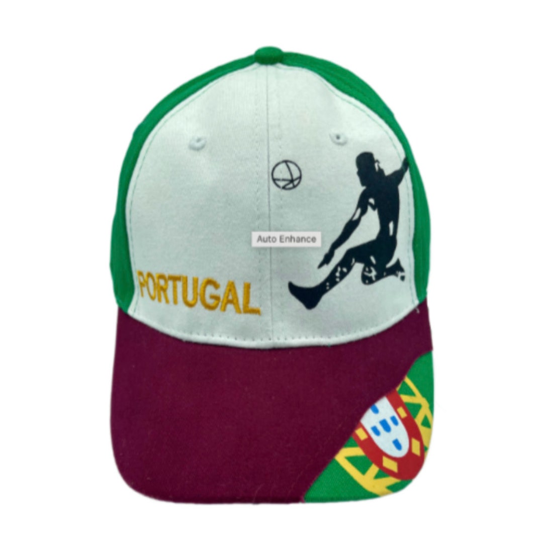Buy Portugal Portuguese Hat Cap Flag Escudo Soccer Ball Caps Hats Online in  India