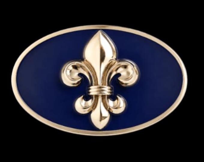 Fleur De Lis Lys Belt Buckle Buckles Boucle De Ceinture