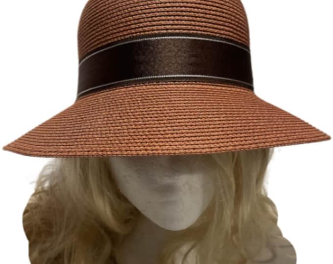 Women's Natural Packable Wide Brim Casual Straw Summer Sun Hats