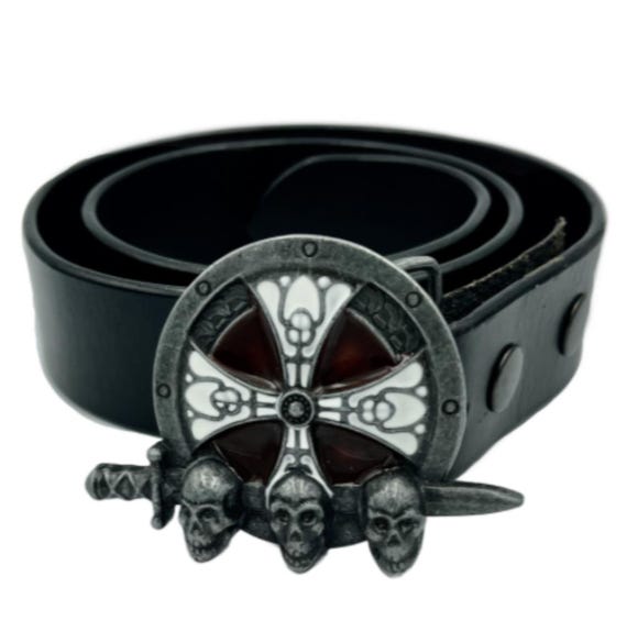 Gothic Mittelalter LARP Kelten Buckle Schnalle Gürtel Keltische Hunde