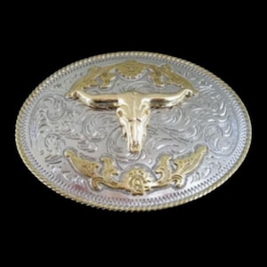 Longhorn Western Belt Buckle Rancher Longhorns Westerns Buckles Belts