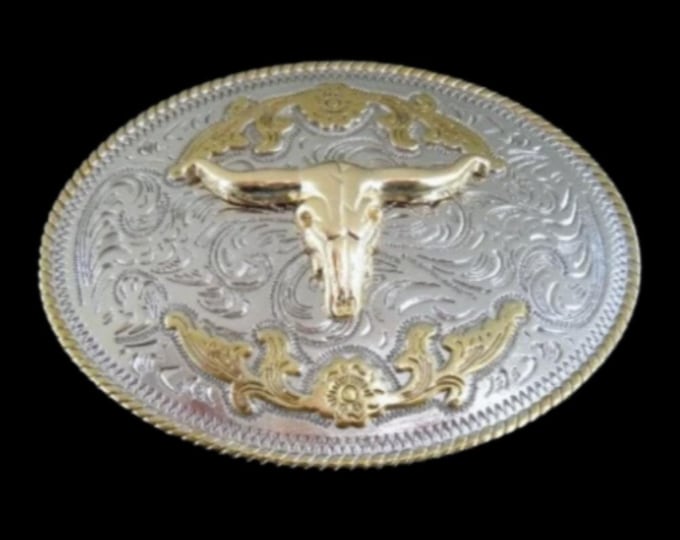 Longhorn Western Belt Buckle Rancher Longhorns Westerns Buckles Belts