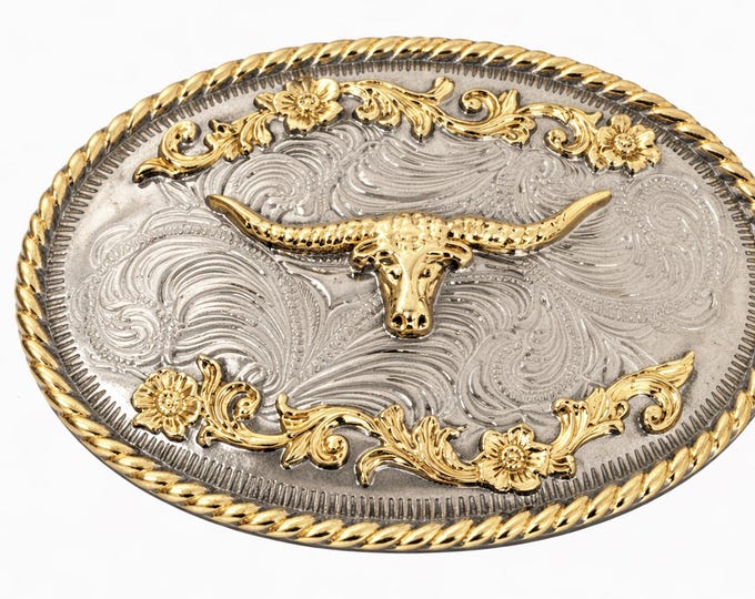 Longhorn Belt Buckle Western Ranch Cowboy Cowgirl Texas Longhorns Belts Buckles