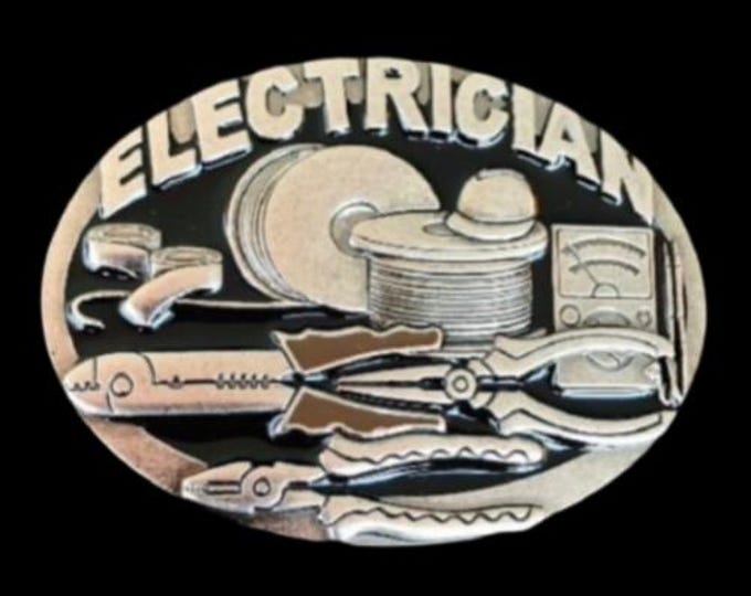 Electrician Worker Tools Electricity Belt Buckle Buckles