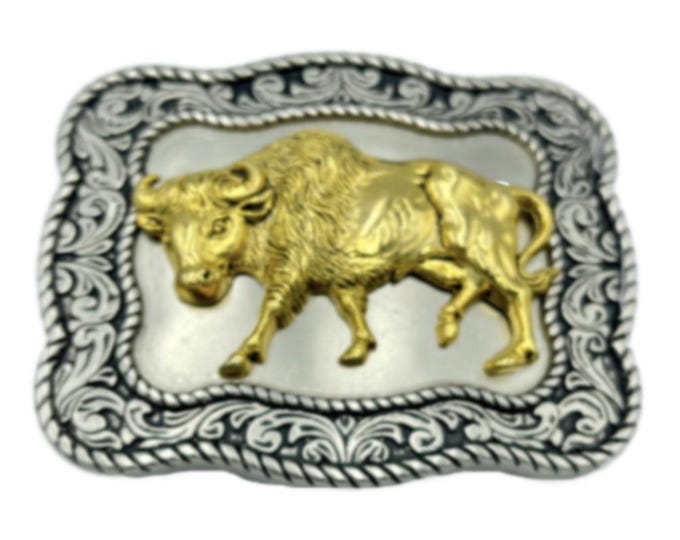 Buffalo Bisson Western Cowboy Cowgirl Belt Buckle Buckles