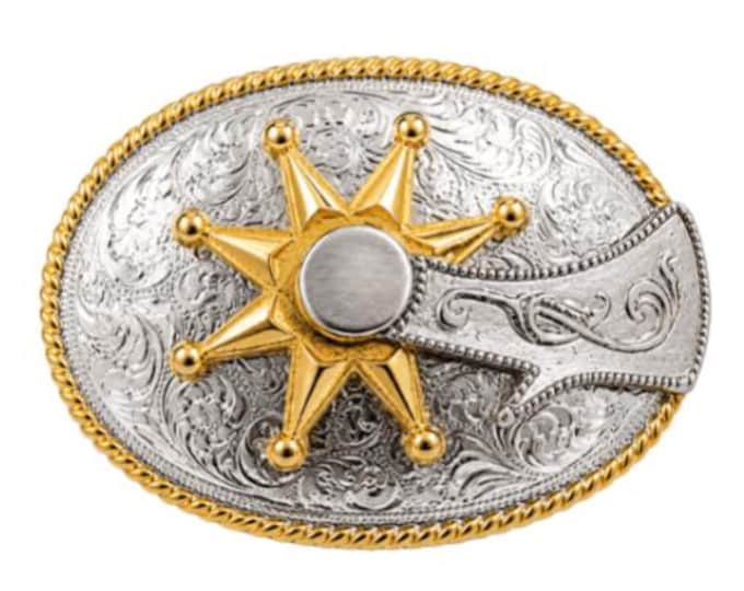 Western Boots Spur Belt Buckle Spinning Spurs Rodeo Cowboys Buckles