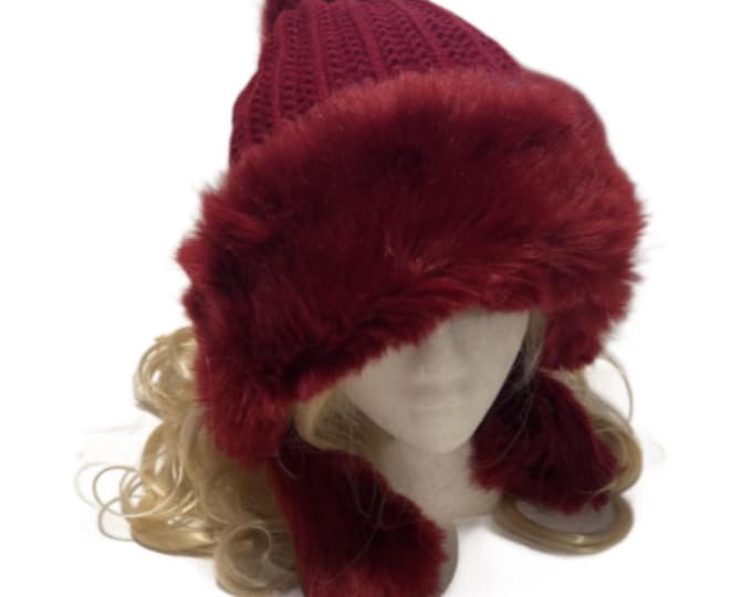 Soft Faux Fur Women's Fashion Classy Ski Winter Russian Style Winter Hat