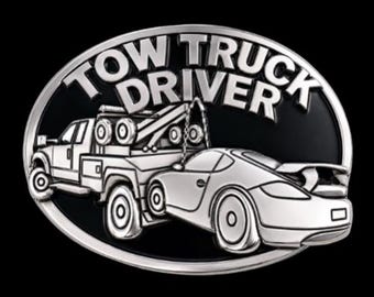 Belt Buckle Tow Truck Driver Towing Trucks Operator Vehicle Drivers Belts Buckles