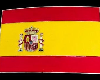 SPAIN SPANISH SOCCER  flag belt buckle