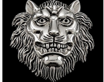 Lions Head Roman Jungle King Animal Belt Buckle Buckles