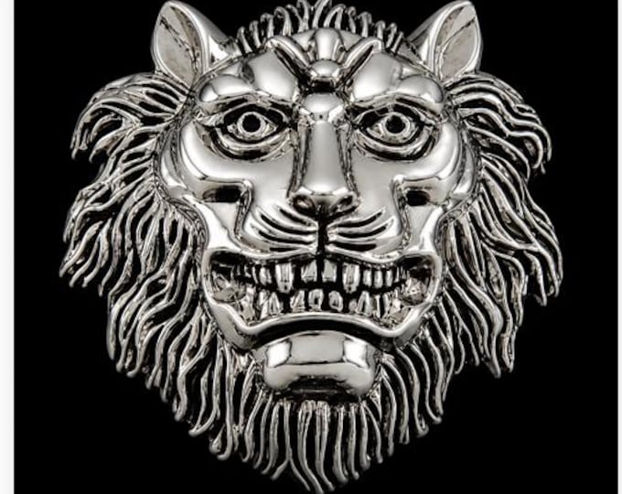 Lions Head Roman Jungle King Animal Belt Buckle Buckles