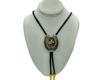 Bolo Tie for Men Western Cowboy American Horse Rider Necktie