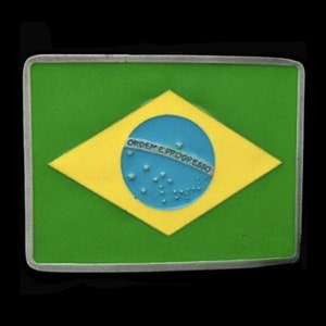 Brazilian Flag Belt Buckle Brazil Brasil Brasilia Rio Flags Buckles Belts