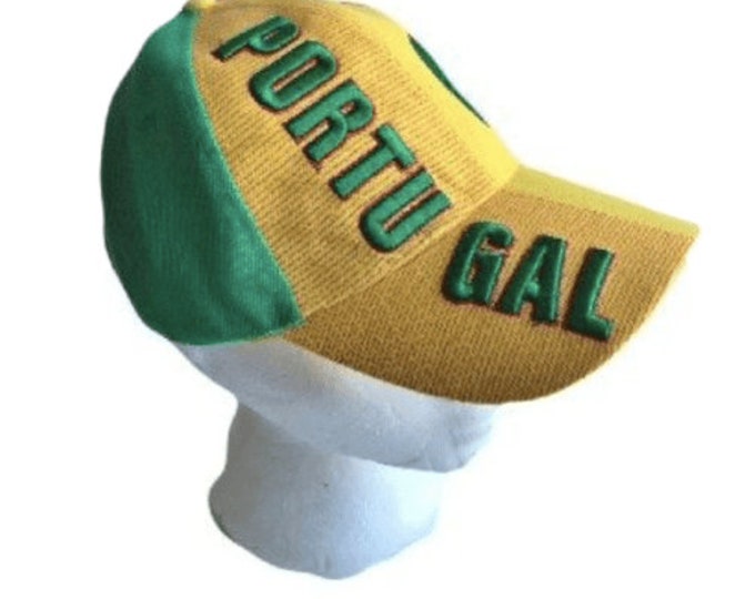 Portugal Portuguese Flag Sports Soccer Tennis Hat Cap Baseball