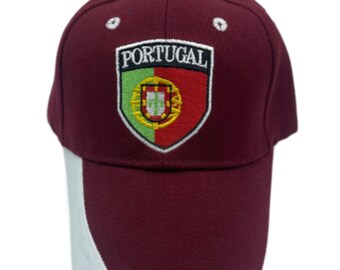 Portugal Soccer Team Children's Kids Youth Size Adjustable Head Cap Hat