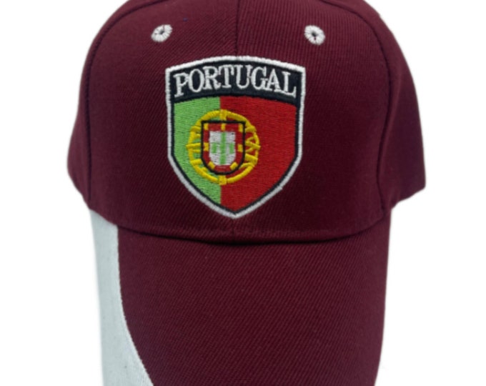 Portugal Soccer Team Children's Kids Youth Size Adjustable Head Cap Hat