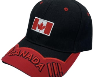 Canada Canadian Maple Leaf Embroidered Baseball Cap Hat Souvenir