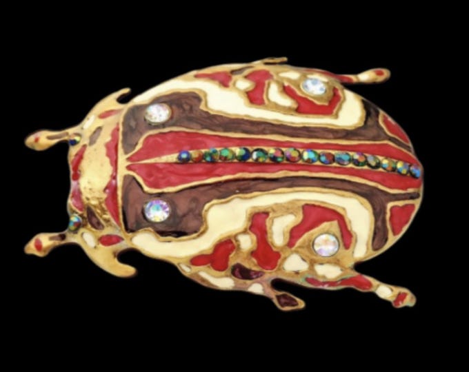 Ladybug Belt Buckle Beetle Insect Rhinestone Red Ladybugs Belts Buckles
