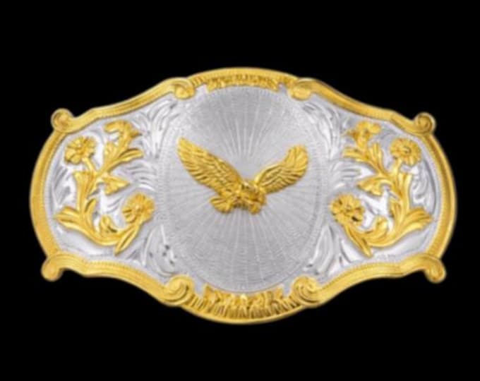 Big Flying Eagle Western Fashion Belt Buckle Buckles