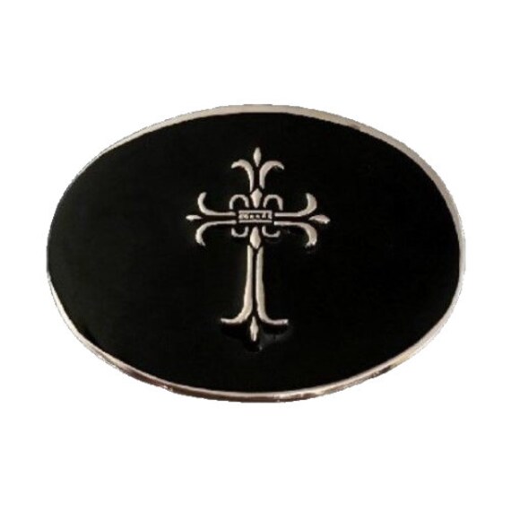 Gothic Cross Belt Buckle Crosses Antique Religious Goths Belts