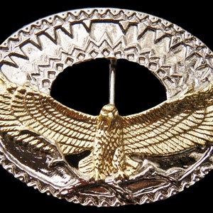 Eagle Belt Buckle Spread Wings Western Fashion