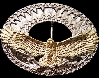 Eagle Belt Buckle Spread Wings Western Fashion