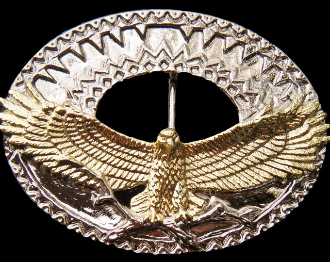 Eagle Belt Buckle Spread Wings Western Fashion