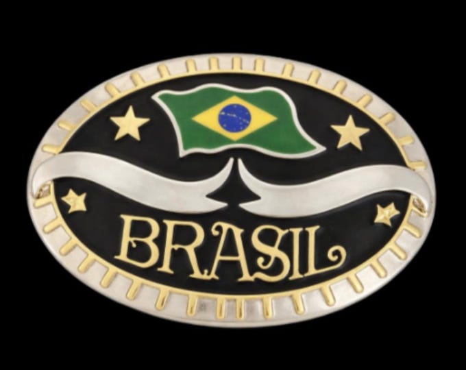 Brazilian Flag Belt Buckle Brazil Rio Brasil National Flags Belt Buckle