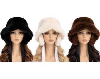 Warm Fashion Style Women's Faux Fur Cossack Style Winter Hat