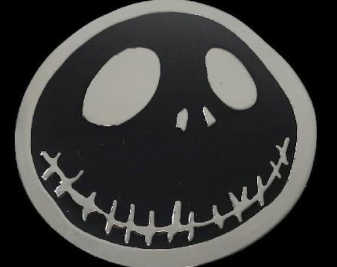 Belt Buckle Stitched Mouth Stitches Black Face Halloween Horror Party Belts Buckles