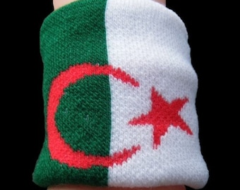 Algerian FlagTennis Wristband Algeria Algérie Drapeau Set of 2