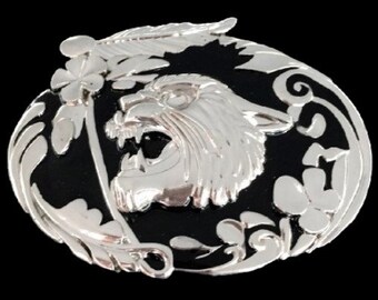 Lion Roman Horoscope Tiger Animal Belt Buckle Buckles