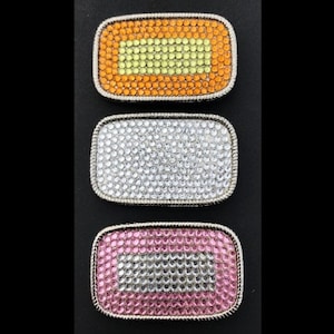 Set of 3 Rhinestone Belt Buckles Cool Rhinestones Belt Buckle