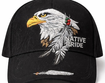 Native Pride American Dreamcatcher Indian Embroidered Cap Hat