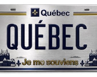 Aimant Souvenir du Québec en Métal Chateau Frontenac Fridge Magnet Souvenir