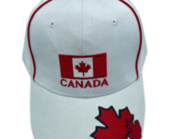 Canada Canadian Maple Leaf Embroidered Baseball Cap Hats