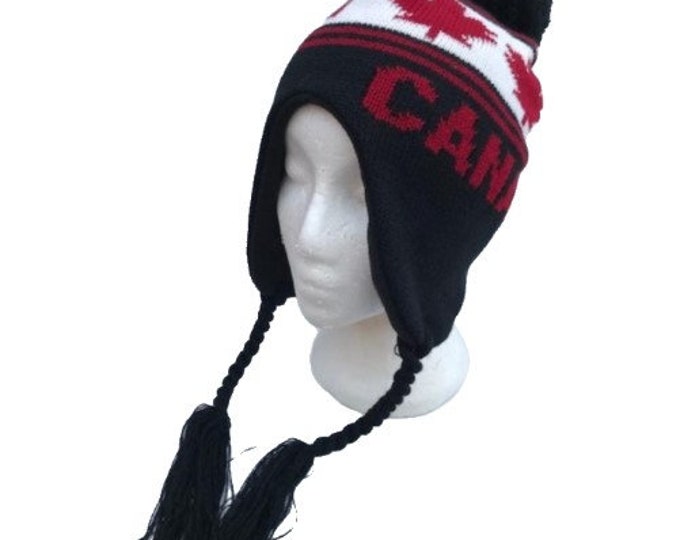 Pom Pom Tassel Winter Ski Canada Tuque Fashion Style Unisex Hats