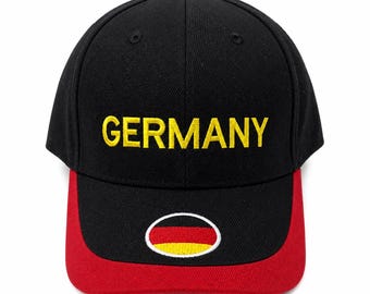 Germany German Flag Soccer Team Fan Apparel Baseball Cap Baseball Cap Hats