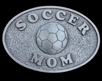 Soccer Mom Belt Buckle Sport Mothers Buckles